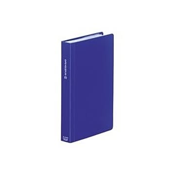 （まとめ）LIHITLAB カードホルダー タテ型 A4103-8 青【×5セット】