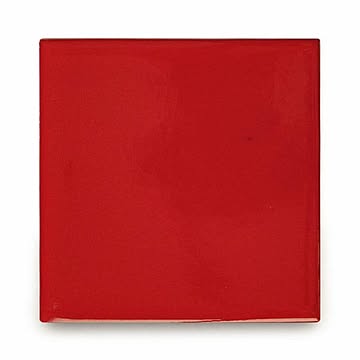 メキシコタイル4枚セット（M818-4M・レッド）110角イレギュラー（無地）