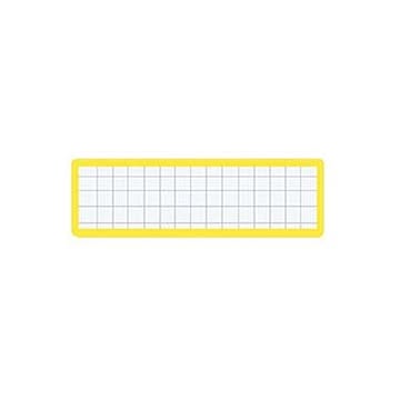 （まとめ）コクヨ マグネット見出し 19×75mm黄 マク-402Y 1セット（10個）【×10セット】
