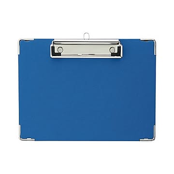 （まとめ）TANOSEE 用箋挟 A5ヨコ ブルー 1枚【×30セット】