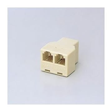 （まとめ）エレコム 2分岐アダプタ AD-MJFBE【×20セット】