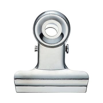 （まとめ） TANOSEE 目玉クリップ 豆 口幅20mm 1セット（100個：10個×10箱） 【×5セット】