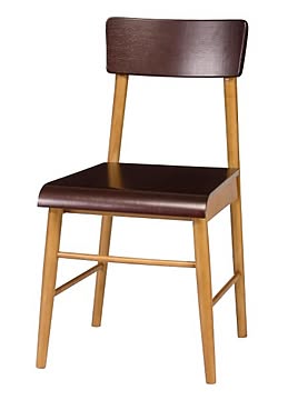 UTILITY 弘益 KOKOA-C ココアチェア 幅43cm 奥行47cm 高さ78cm SH42cm ラバーウッド 完成品 送料込み
