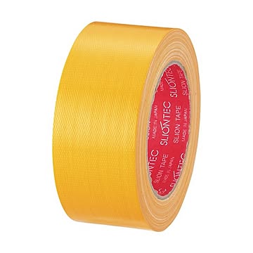 (まとめ) スリオンテック カラー布テープ 50mm×25m 黄 343702KL 1巻  【×30セット】