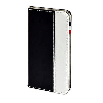 日本トラストテクノロジー レザータッチ ブックタイプケース iPhone7Plus ブラック BOOKIP7P-BK 管理No. 4520008245167