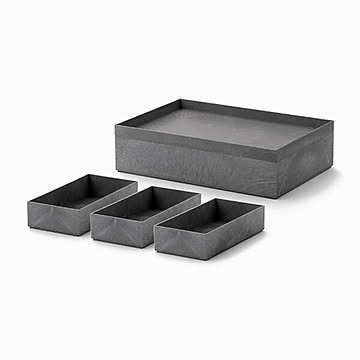 like-it ライクイット Tidy-Up Box Shallow 5 pcs set タイディアップボックス (浅型5点セット) TDS-01 収納箱 ストレージボックス 小物収納 日本製