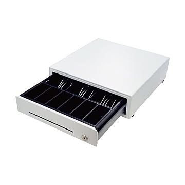 ビジコム手動式キャッシュドロア・ミニ3B/6C ホワイト BC-DW330HP-W 1台