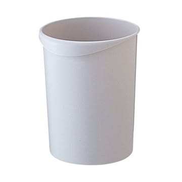 TANOSEE 丸型くず入れ 8L グレー 1個×20セット