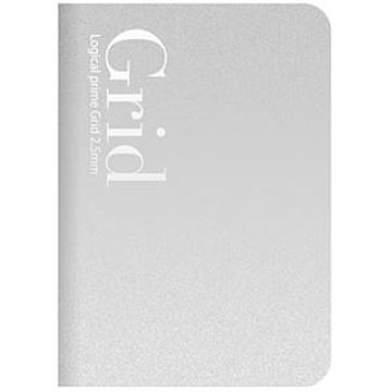 （まとめ） ロジカルプライムノート グリッド2.5 B6／2.5mm方眼／120枚 NB601-15【×5セット】