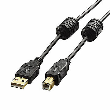 【5個セット】TV-HDD用/A-Bケーブル/USB2.0/2.0m DH-AB2F20BKX5 管理No. 4589453001124