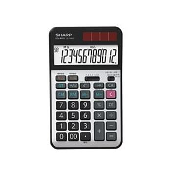 実務電卓 12桁 ナイスサイズタイプ EL-N942-X