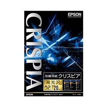 エプソン(EPSON) 写真用紙クリスピア＜高光沢＞ （A3ノビ／20枚） KA3N20SCKR