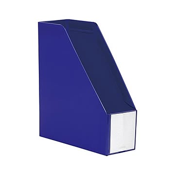 （まとめ） アドワン ボックスファイル A4判タテ型（収納幅96mm） AD-2650-80 パープル 1個入 【×5セット】