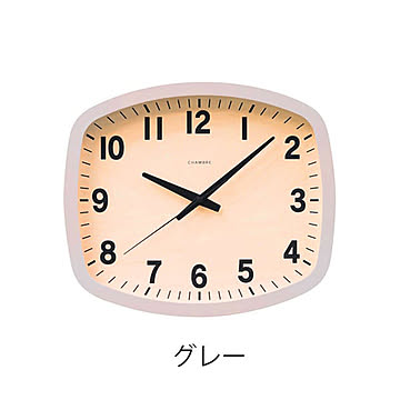 【INTERZERO/インターゼロ】CHAMBRE R-SQUARE CLOCKシャンブル アールスクエア クロック