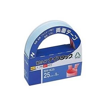 (業務用100セット) ニチバン 両面テープ ナイスタック 【強力タイプ/25mm×長さ9m】 NW-K25