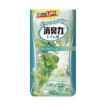 （まとめ） エステー トイレの消臭力 アップルミント 400ml 1セット（3個） 【×5セット】