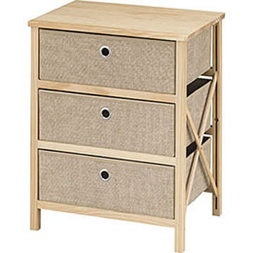 簡単組立チェスト3D W48×D34×H60 ナチュラル