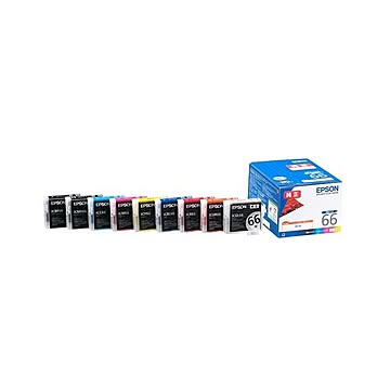 （まとめ） エプソン EPSON インクカートリッジ 9色パック IC9CL66 1箱（9個：各色1個） 【×3セット】