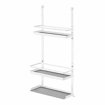 tower タワー(山崎実業) レンジフード調味料ラック 3段 RANGE HOOD SEASONING RACK 調味料ストッカー シーズニングラック 調味料棚 キッチン収納 大容量