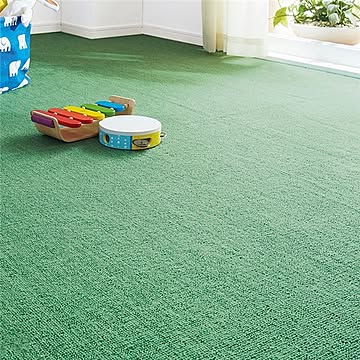 防音ラグマット本間4.5畳グリーン撥水抗菌防臭日本製