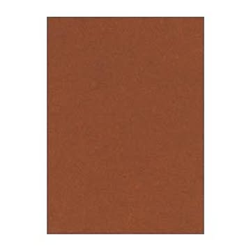 （まとめ） 文運堂 ニューカラーR 四ツ切 横392×縦542mm 4NCR-323 こいこげちゃ 100枚入 【×2セット】