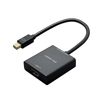 ミヨシ 4K対応miniDisplayPort-HDMIブラック ブラック DPA-4KHD01／BK