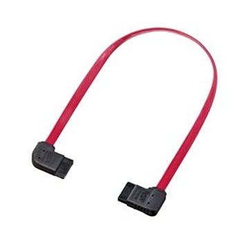 （まとめ）サンワサプライ 右左L型シリアルATA3ケーブル TK-SATA3-03MH【×5セット】