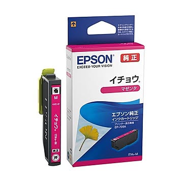 (まとめ) エプソン インクカートリッジ イチョウマゼンタ ITH-M 1個 【×10セット】
