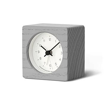 Lemnos レムノス NEUT alarm clock ニュート アラーム クロック  (目覚まし時計) KK24-09 アラーム時計 スイープムーブメント 置き時計 置時計 テーブルクロック