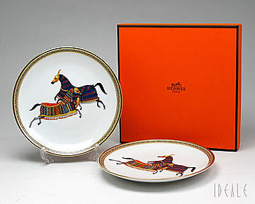 エルメス(HERMES) シュバルドリアン（シュヴァルドリアン） 9812 パンプレート 17cm ペア