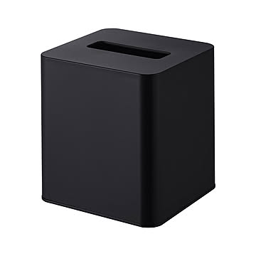 tower タワー (山崎実業) コンパクトティッシュケース　スクエア ティッシュボックス 詰め替え シンプル スリム 山型