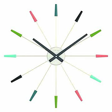 NEXTIME ネクスタイム plug-inn プラグイン NXT-2610 掛時計 掛け時計 ウォールクロック スイープムーブメント スイープセコンド 音がしない 壁掛け時計