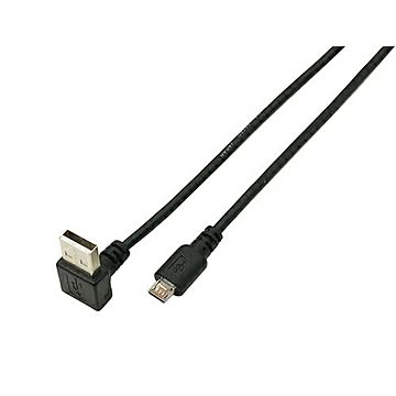 変換名人 USB A(上L)→micro100cmケーブル USBAUL-MC/CA100