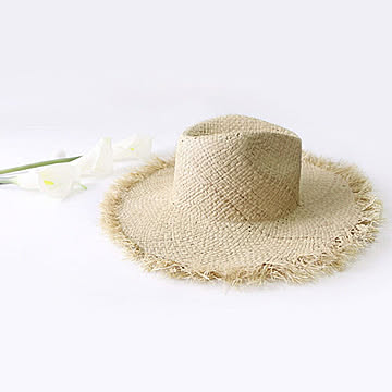 帽子 フリンジハット 中間サイズ サマーハット 麦わらぼうし 麦わら帽子 hat ビーチ 南国 水着 旅行 リゾート ハット フリンジ 麦わら帽