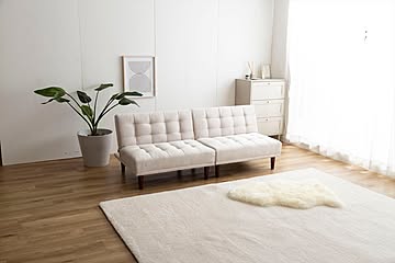 リクライニング可能でマルチに使えるベロアソファ