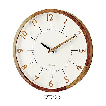 壁掛け時計 電波 おしゃれ 電波時計 時計 壁掛け 北欧 掛け時計 Oland オラント CL-3350 可愛い 木製 ナチュラル インテリア ウォールクロック オシャレ 見やすい シンプル リビング