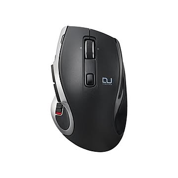 エレコム Ultimate Blueマウス／DUALシリーズ／ハードウェアマクロ搭載／高速スクロール／無線・Bluetooth切替／8ボタン／ブラック M-DC01MBBK