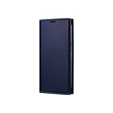 LEPLUS iPhone 13 Pro 薄型PUレザーフラップケース「PRIME」 ネイビー LP-IP21PRINV