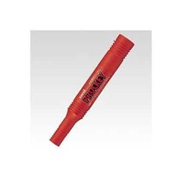 （まとめ） 三菱鉛筆 ユニ プロッキー 細字丸芯／太字角芯（1.2-1.8mm・6.0mm） PM-150TR.15 赤 1本入 【×30セット】