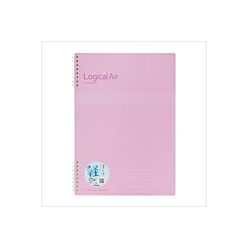 (業務用セット)ナカバヤシ ロジカルエアーWリングノートA4 A罫 40枚 NW-A403A-P×5セット