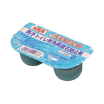 （まとめ） エステー 男子トイレ用消臭尿石防止剤 バイオタブレット 35g／個 1パック（2個） 【×5セット】