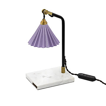 ORIGAMI LAMP オリガミランプ キャンドルウォーマー パープル  キャンドルウォーマー ライト オリガミランプ キャンドルウォーマー 大理石 間接照明