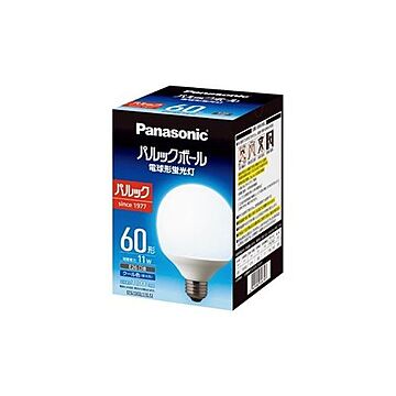 （まとめ）Panasonic 電球型蛍光灯 G60形 昼光色 EFG15ED11EF2【×5セット】