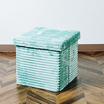 バウム 折りたたみ可能なフランネルスツール ミントグリーン