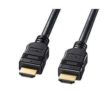 (まとめ)サンワサプライ イーサネット対応ハイスピードHDMIケーブル KM-HD20-50TK2×2セット