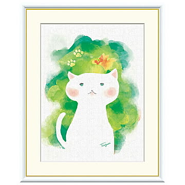 額絵 ねこ 木下つぐみ 52x42cm 三幸