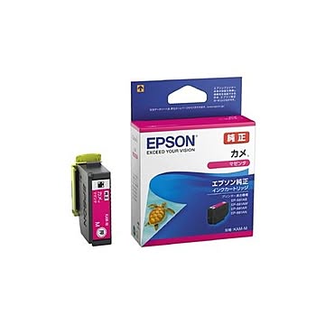 （まとめ）EPSON インクカートリッジKAM-M マゼンタ【×10セット】