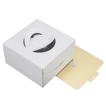ケーキボックス/ケーキ箱 21cm 3個セット トレー付き kai House SELECT 〔お誕生日 プレゼント 贈り物 ギフト 持ち帰り〕