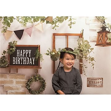 フォトポスター/壁紙ポスター 【Happy Birthday カントリーガーデン】 A0サイズ 841mm×1189mm 紙製 『イエスタ iesta』