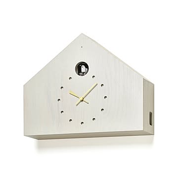 Lemnos レムノス CASA CUCULO FELICE ククロ フェリーチェ MAA18-01 掛時計 掛け時計 カッコー時計 鳩時計 プライウッド 音量2段階調整 ライトセンサー機能付